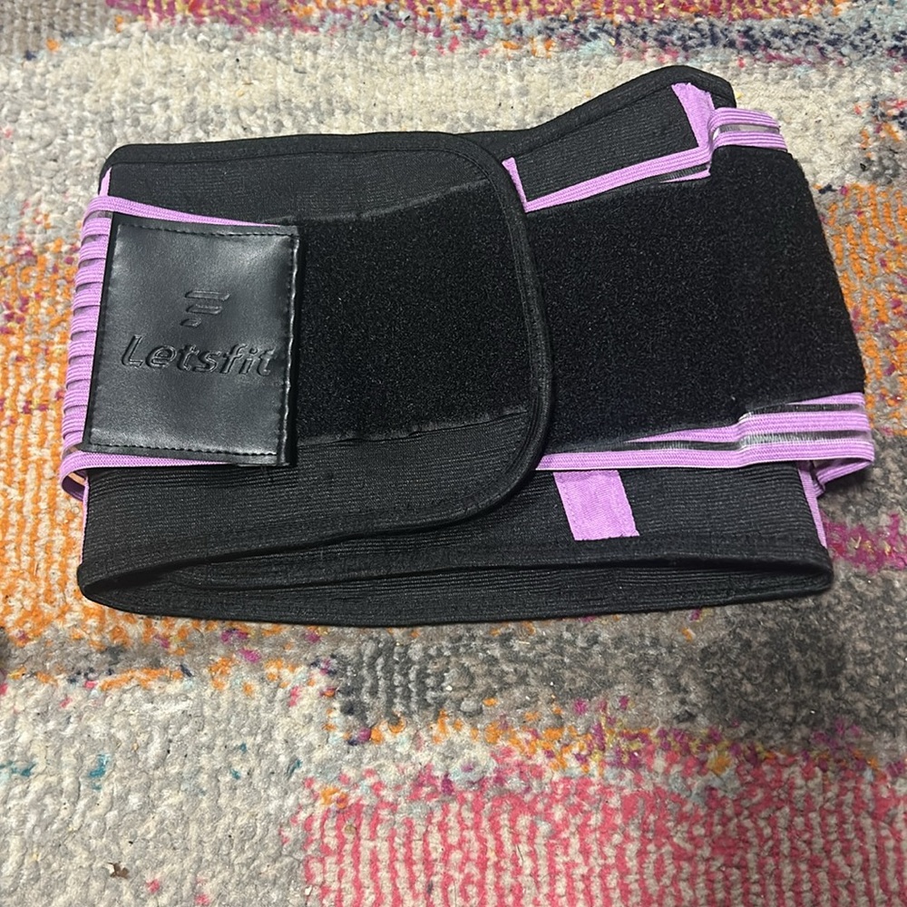 Black and Purple waist trainer